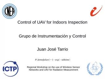 Control of UAV for Indoors Inspection  Grupo de Instrumentacin y Control  Juan Jos Tarrio P (