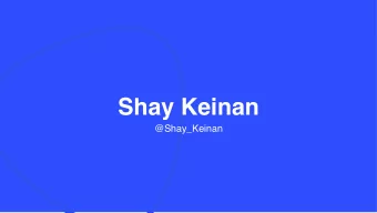 Shay Keinan  @Shay_Keinan  VR  history  React VR  Three.js  &amp; basic  Lucid  Dreaming  Mandukya