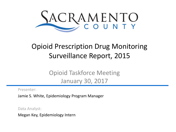 opioid prescription drug monitoring