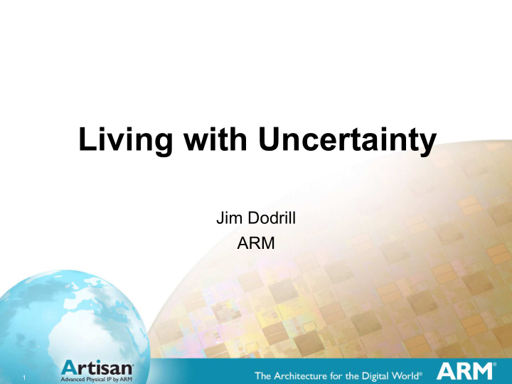 living with uncertainty