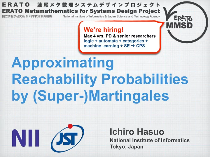 approximating reachability probabilities by super