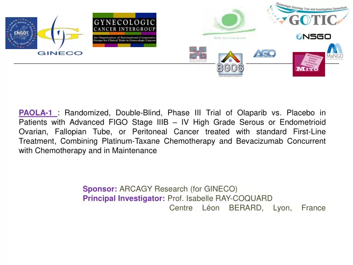 patients with advanced figo stage iiib iv high grade