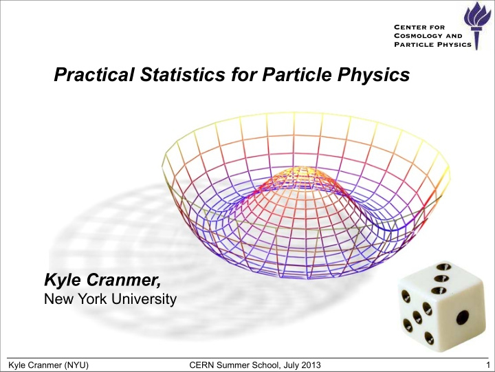 practical statistics for particle physics