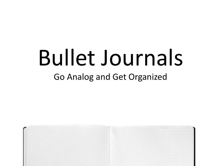 bullet journals