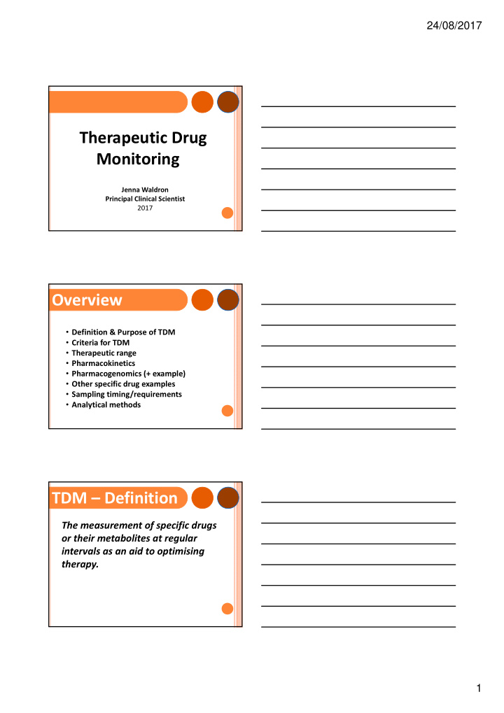 therapeutic drug therapeutic drug monitoring tdm