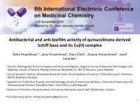 antibacterial and anti biofilm activity of quinazolinone