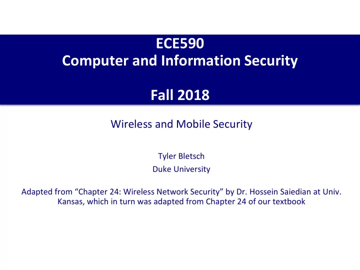 ece590 computer and information security fall 2018