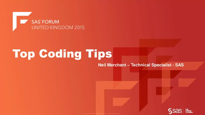 top coding tips