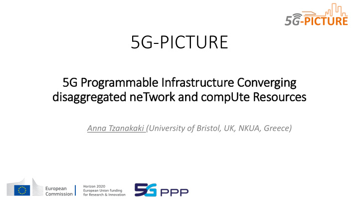 5g programmable in infrastructure converging dis isagg