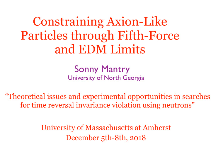 constraining axion like particles through fifth force and