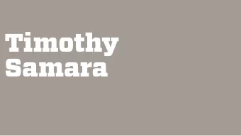 Timothy  Samara  Timothy  Samara  Graphic design  fundamentals  TIMOTHY SAMARA  Graphic design