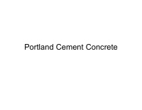 portland cement concrete portland cement concrete