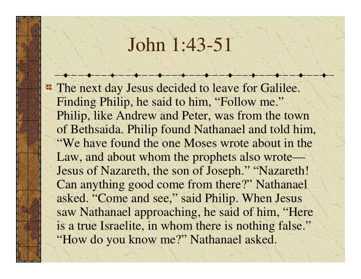 john 1 43 51