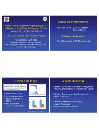 Clinical Challenge  Clinical Challenge   Possible Causes: Non-inducibility, hemodynamic