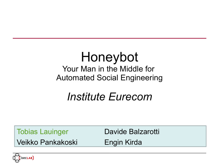 honeybot