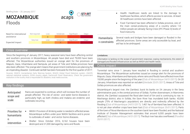 briefing note 26 january 2017