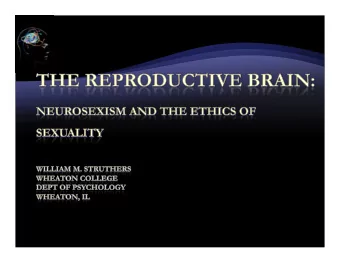 Levels of sexuality  Sex  Reproductive status  Gender  Socially