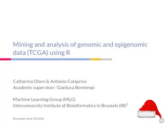Catharina Olsen &amp; Antonio Colaprico