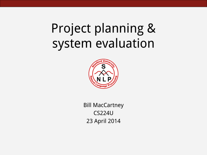 project planning system evaluation