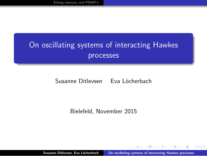 on oscillating systems of interacting hawkes processes