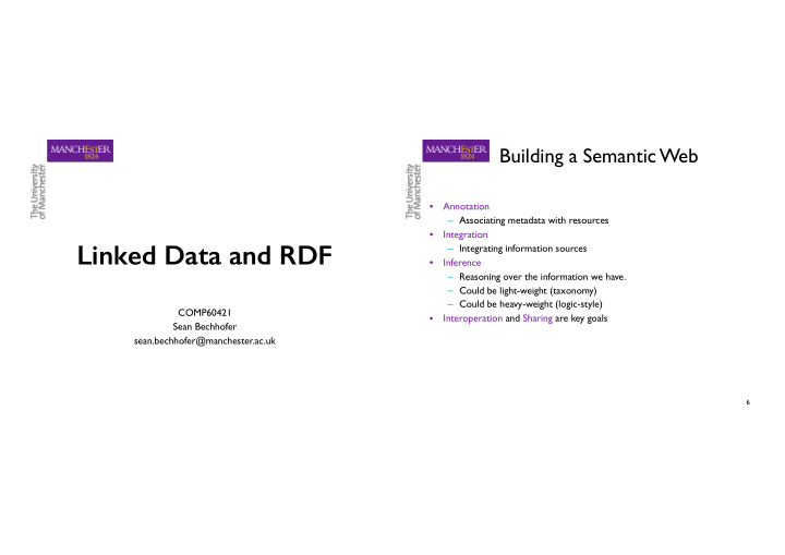linked data and rdf