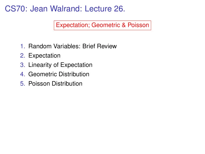 cs70 jean walrand lecture 26