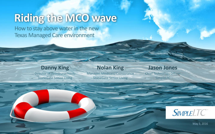 riding the mco wave