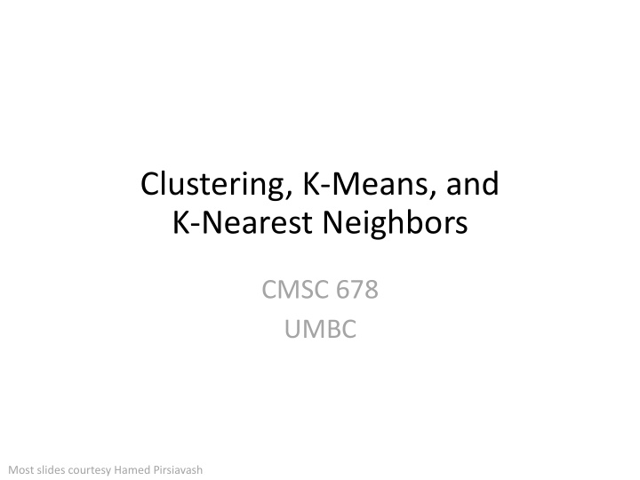 clustering k means and