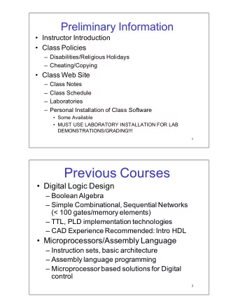 Previous*Courses   Digital*Logic*Design   Boolean*Algebra