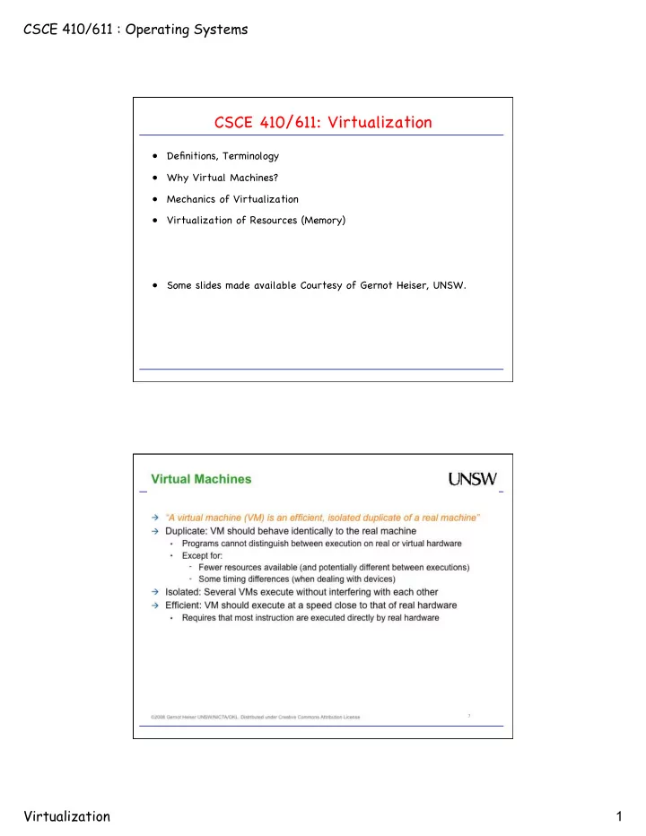 csce 410 611 virtualization