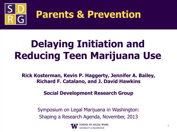 parents prevention
