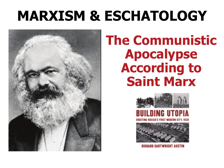 marxism eschatology