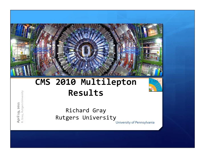 cms 2010 multilepton results