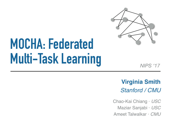 mocha federated multi task learning