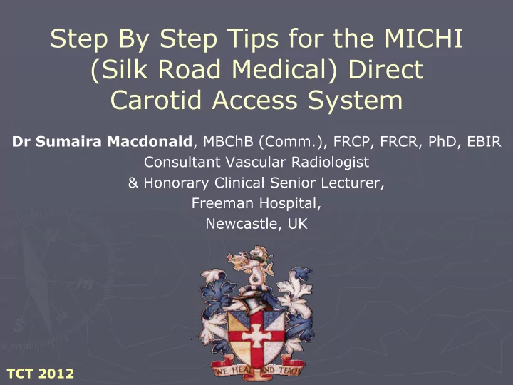 step by step tips for the michi silk road medical direct