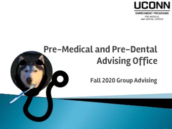 Advising Office  Fall 2020 Group Advising  Agenda  Who we are, what we do, housekeeping  I.