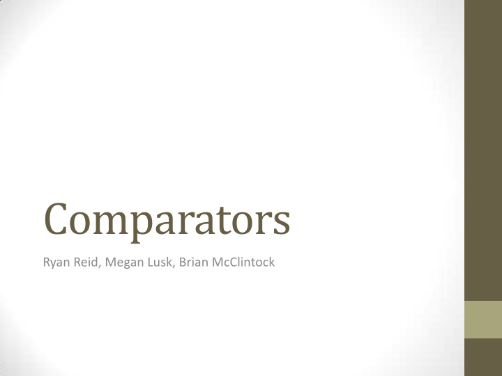 comparators