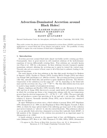 arXiv:astro-ph/9803141v1  12 Mar 1998  E L I O T Q U A T A E R T  HarvardSmithsonian Center for