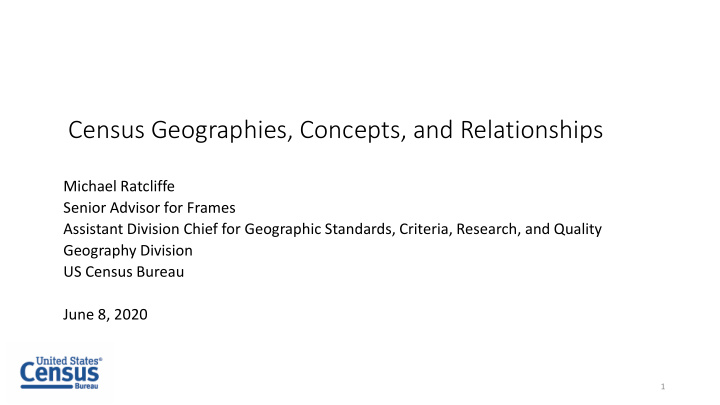 census geographies concepts and relationships