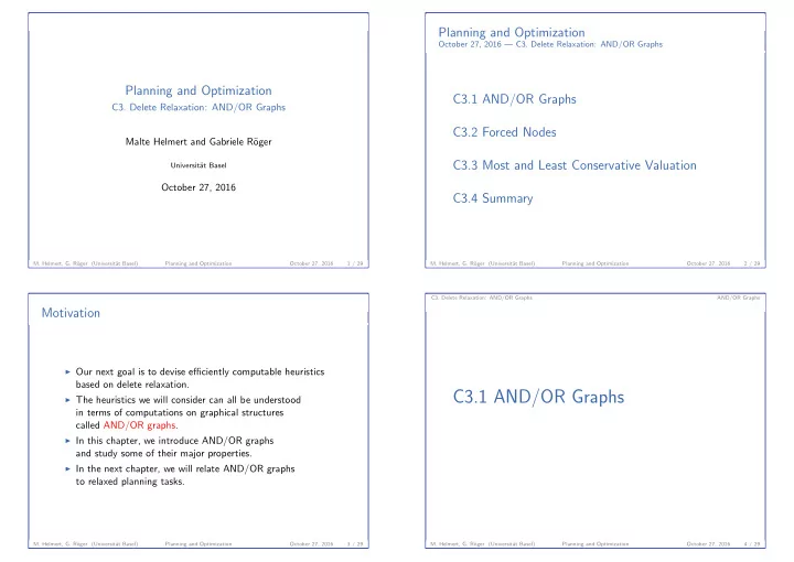c3 1 and or graphs