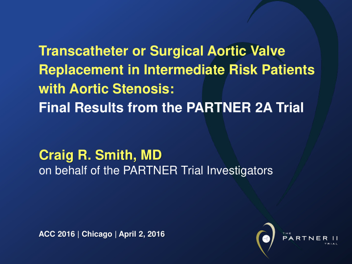 transcatheter or surgical aortic valve replacement in