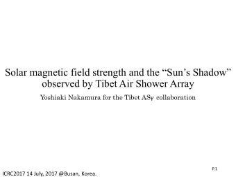 Solar magnetic field strength and the Suns Shadow  observed by Tibet Air Shower Array