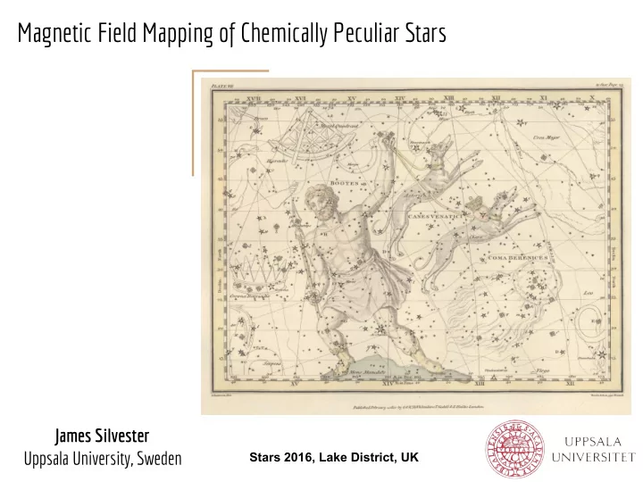 magnetic field mapping of chemically peculiar stars
