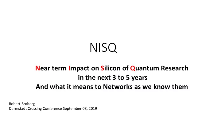 nisq