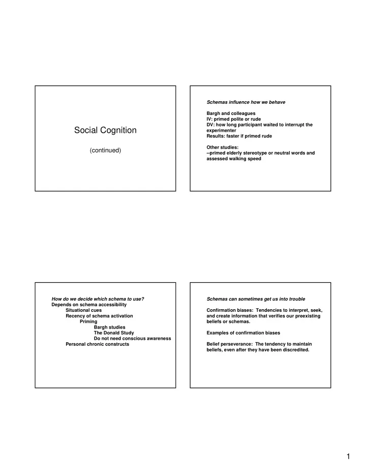 social cognition