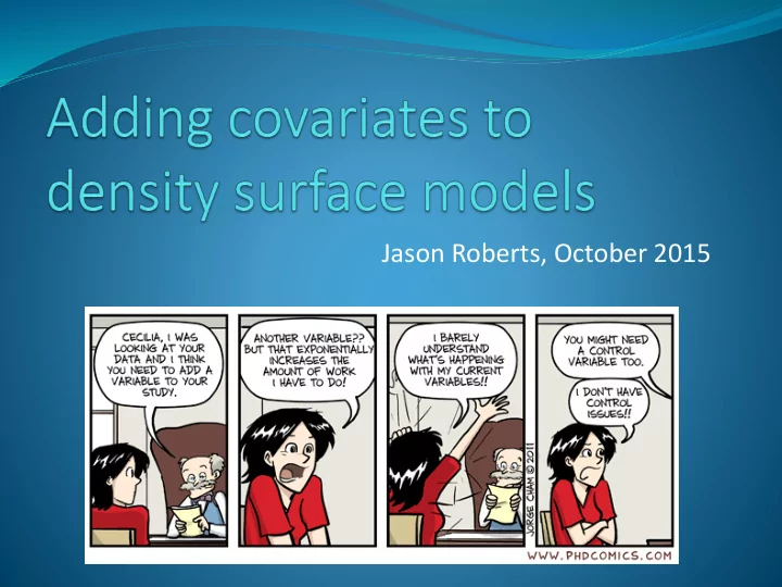 jason roberts october 2015 topics for this session