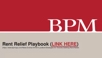 Rent Relief Playbook (LINK HERE)