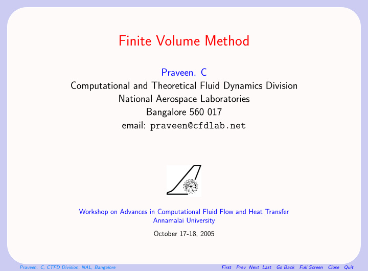 finite volume method