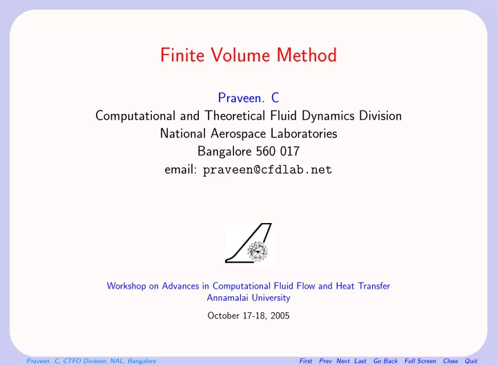 finite volume method