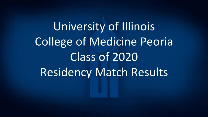 university of illinois college of medicine peoria class